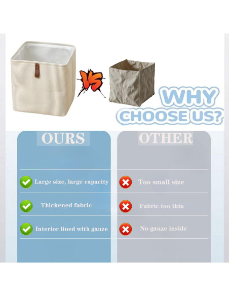 Cubo de Almacenamiento SXLZY 30.48x30.48 cm Tela Plegable