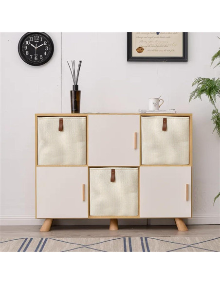 Cubo de Almacenamiento SXLZY 30.48x30.48 cm Tela Plegable