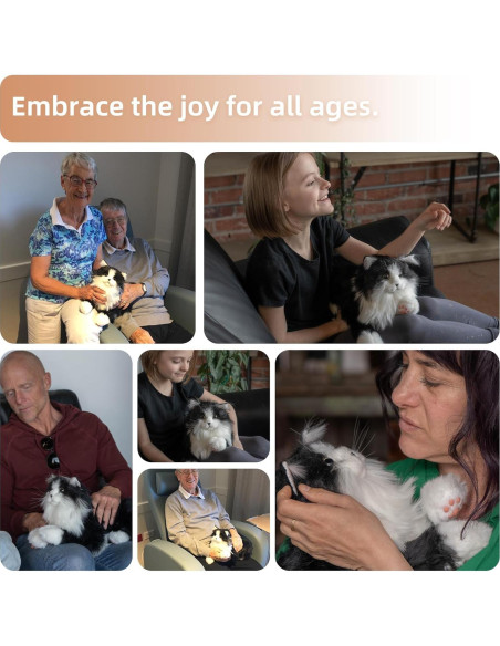 Gato de Peluche con Peso Chongker Negro 1.5KG Realista Gato de Peluche con Peso Chongker Negro 1.5KG Realista