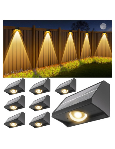 Luces Solares LED SenLuKit 8 Piezas IP65 para Jardín