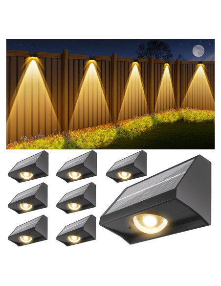 Luces Solares LED SenLuKit 8 Piezas IP65 para Jardín