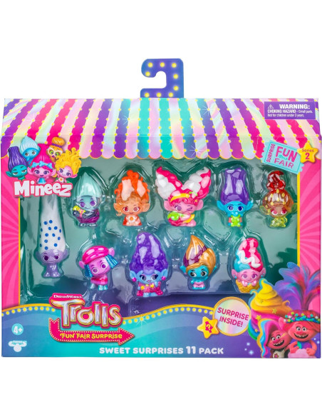 Figuras Coleccionables Trolls Mineez DreamWorks - Paquete 11