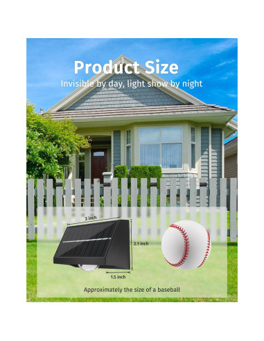 Luces Solares LED SenLuKit 8 Piezas IP65 para Jardín