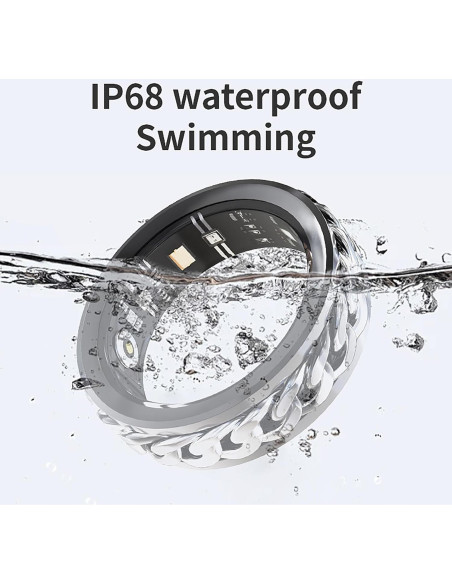 Anillo Inteligente Cnbro JYV5 Negro Monitor de Salud