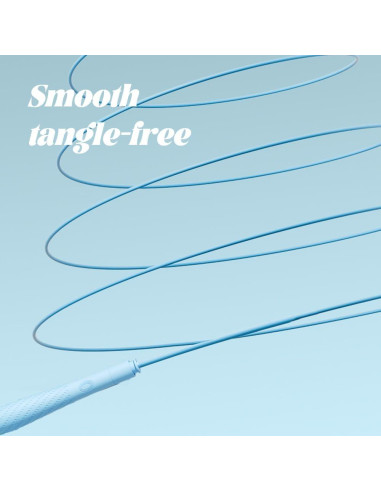 Cuerda de saltar frcitrus con mango de silicona 3m azul