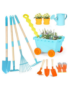 Juego de Herramientas de Jardinería GNAYUIJ 12 Piezas para Niños
