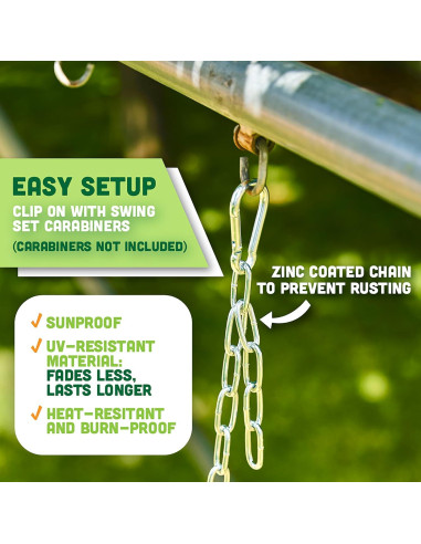 Columpio de Cubo Deluxe Productos Squirrel para Niños - Azul