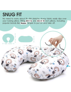 Funda de Almohada de Lactancia BROLEX Dinosaurio León - 2 Piezas 2