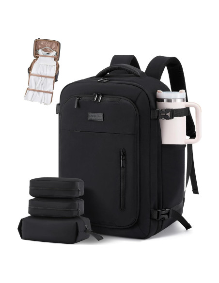 Mochila de Viaje LOVEVOOK 40L con Bolsa para Ropa y Laptop 17.3"