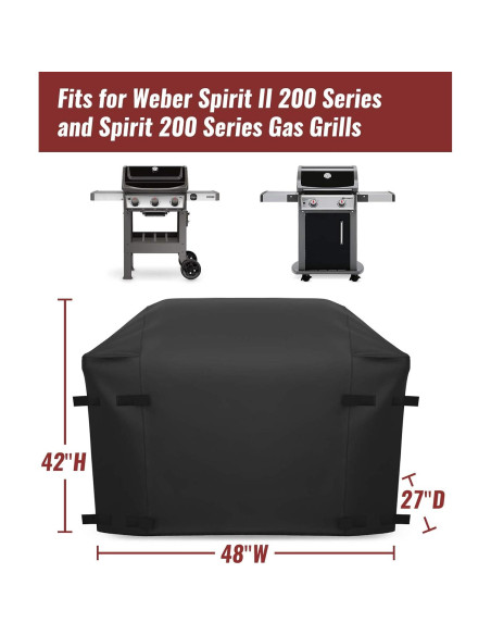Funda para Parrilla NUPICK 48" para Weber Spirit II E210