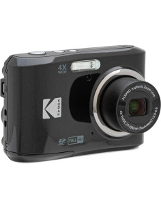 Cámara Digital Kodak PIXPRO FZ45 Negra + Tarjeta 32GB + Pilas AA 2