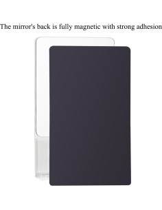 Espejo Magnético Neehows 24.1x14 cm con Bolsillo Gris 2