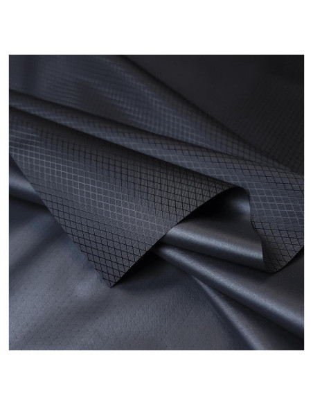 Tela Nylon Ripstop EMMA KITES 1 Yarda 100% Impermeable Negro