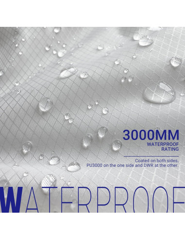 Tela Nylon Ripstop EMMA KITES 1 Yarda 100% Impermeable Negro