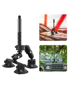 Soporte de Coche con Succión KOQEIEY para Insta360 X5 X4 X3