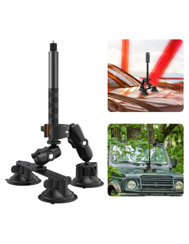 Soporte de Coche con Succión KOQEIEY para Insta360 X5 X4 X3