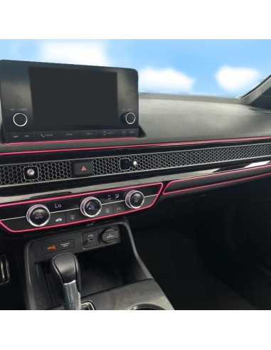 Moldura Decorativa Interior Auto TIKUN TECH Rosa 3.05m