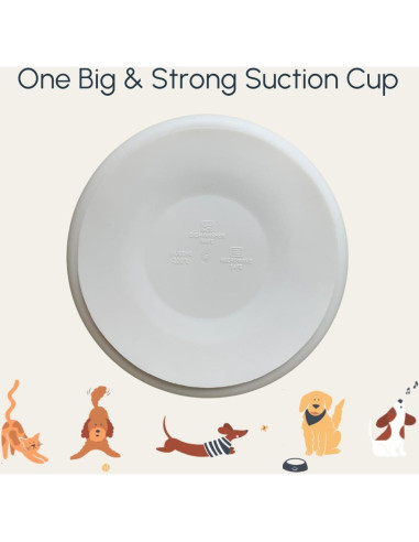 Plato de Silicona Antideslizante Studio Merveille Beige 18.4cm