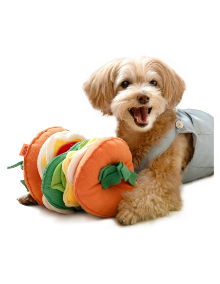 Juguete de Olfateo para Perros MEWOOFUN Hamburguesa 17cm