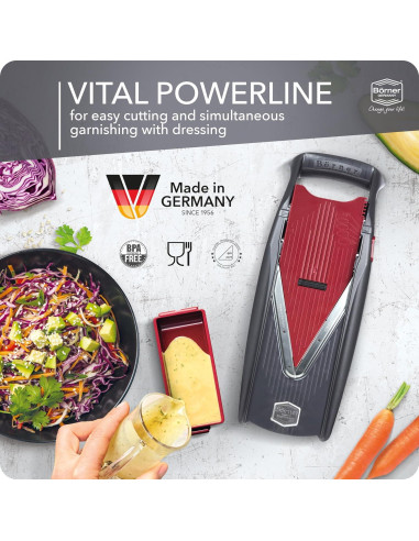 Cortador de Verduras Brner Vital BS20703 - Juego Básico con Función de Aderezo