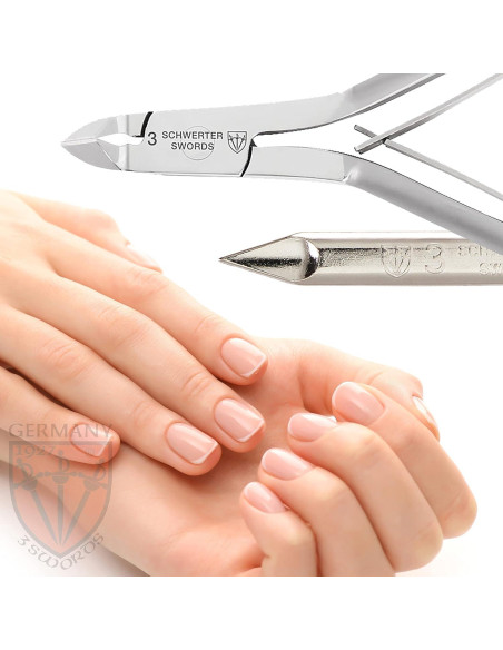 Alicates de Cutícula 3 Swords Germany Acero Inoxidable 9,4 cm