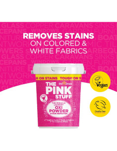 Quitamanchas en Polvo Oxi Stardrops Rosa 1kg para Ropa de Color 2