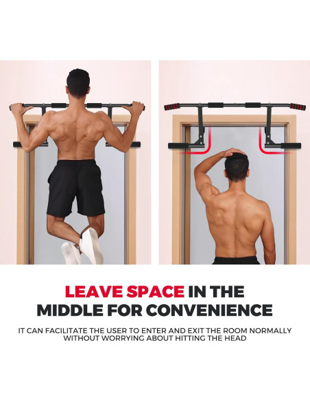 Barra de Dominadas ONETWOFIT OT049102-1 199.58 kg Negra