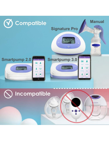 Válvulas Duckbill Nenesupply 4 Piezas Compatibles Lansinoh