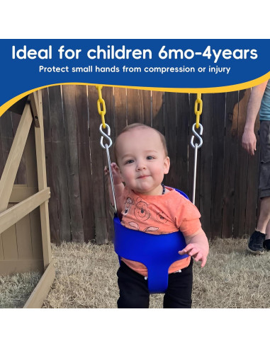 Columpio para Niños Toma Me Lejos - Asiento Cubo Alto Azul