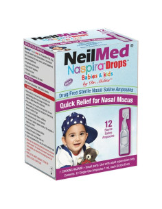 NeilMed Naspira Gotas Salinas Nasales 12 Ampollas 1 mL
