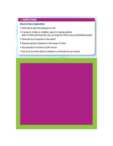 NeilMed Naspira Gotas Salinas Nasales 12 Ampollas 1 mL