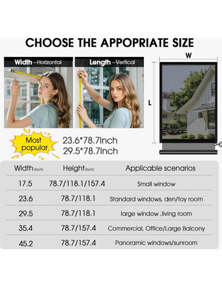 Película de Ventana Tintada Unidireccional ColorfulHall 44.5x200 cm