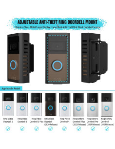 Soporte de timbre antirrobo PUCCI RVDM-02 ajustable 45-135 2