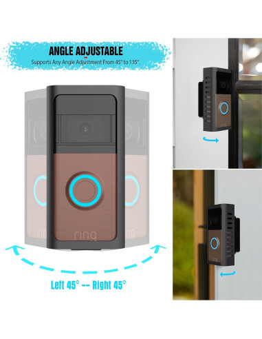 Soporte de timbre antirrobo PUCCI RVDM-02 ajustable 45-135