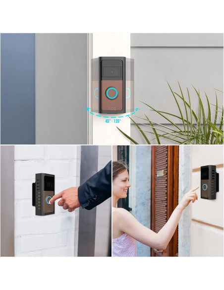 Soporte de timbre antirrobo PUCCI RVDM-02 ajustable 45-135