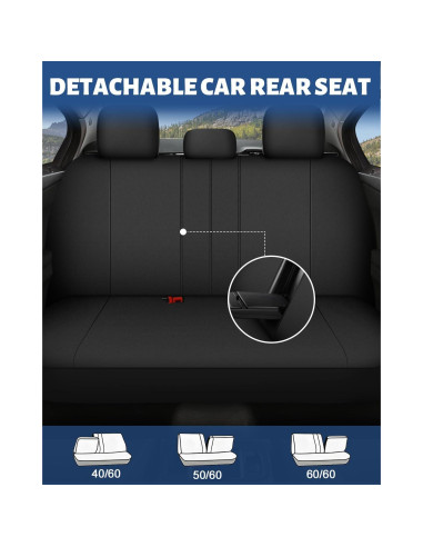 Fundas de Asiento de Coche Impermeables Sino Salected 2 Pcs