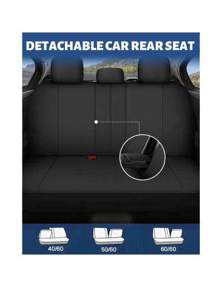 Fundas de Asiento de Coche Impermeables Sino Salected 2 Pcs