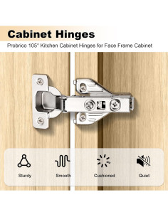 Bisagras Ocultas Probrico 105 con Cierre Suave - 1 Par 2
