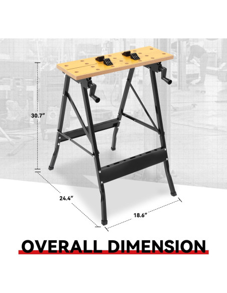 Banco de Trabajo Ajustable Auto Dynasty 3 Ángulos 100 kg