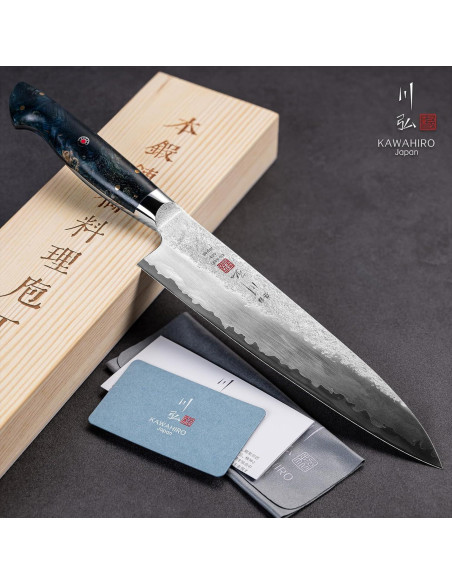 Cuchillo de Chef Japonés KAWAHIRO Gyuto 21 cm Acero SG2