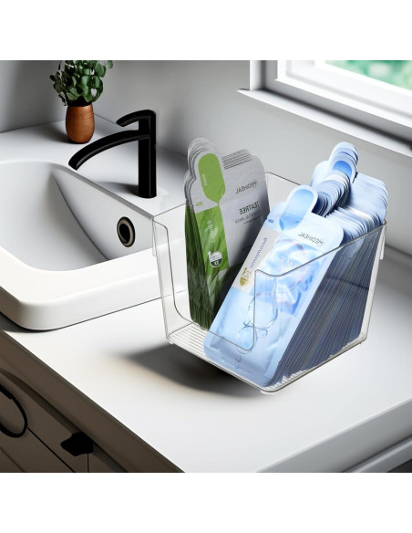 Contenedor Organizador de Snacks ZEXALOR Cubo Transparente 17.5 cm