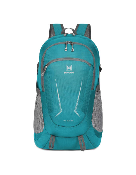 Mochila Plegable Impermeable 45L Verde Unisex para Senderismo