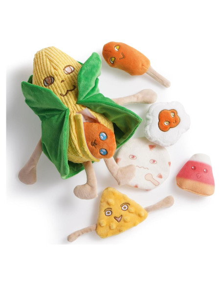 Juguetes de Perro Nocciola 7 en 1 de Maíz Crujiente