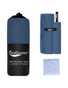 Paquete de 3 Toallas de Microfibra TinyCharms - Secado Rápido