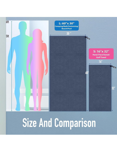 Paquete de 3 Toallas de Microfibra TinyCharms - Secado Rápido