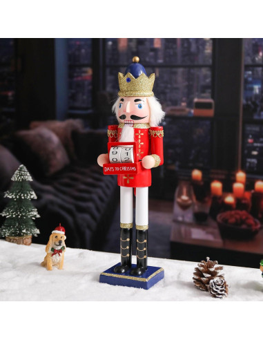 Cascanueces de Madera Vipush 35.56 cm - Adorno Navideño