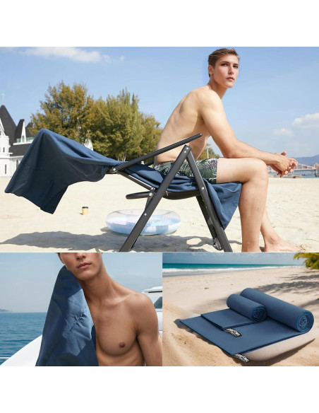 Paquete de 3 Toallas de Microfibra TinyCharms - Secado Rápido