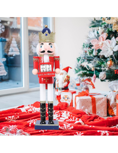 Cascanueces de Madera Vipush 35.56 cm - Adorno Navideño