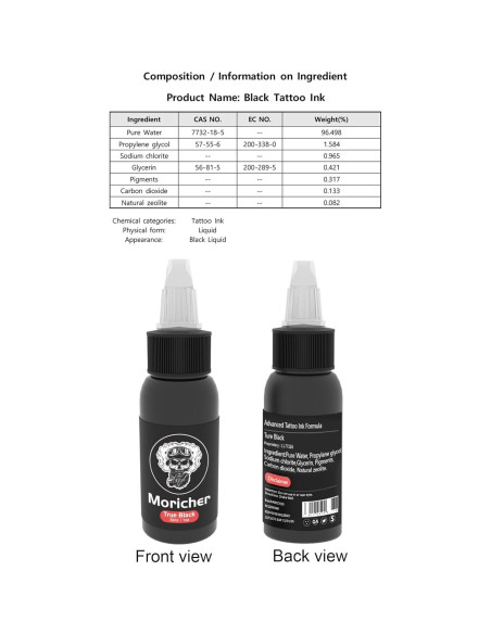 Kit de Tatuaje Moricher Hand Poke 47 Piezas para Principiantes