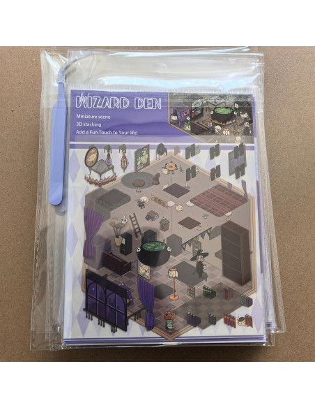 Stickers 3D DIY Kingmagnate - 4 Sets Multicolor para Decorar